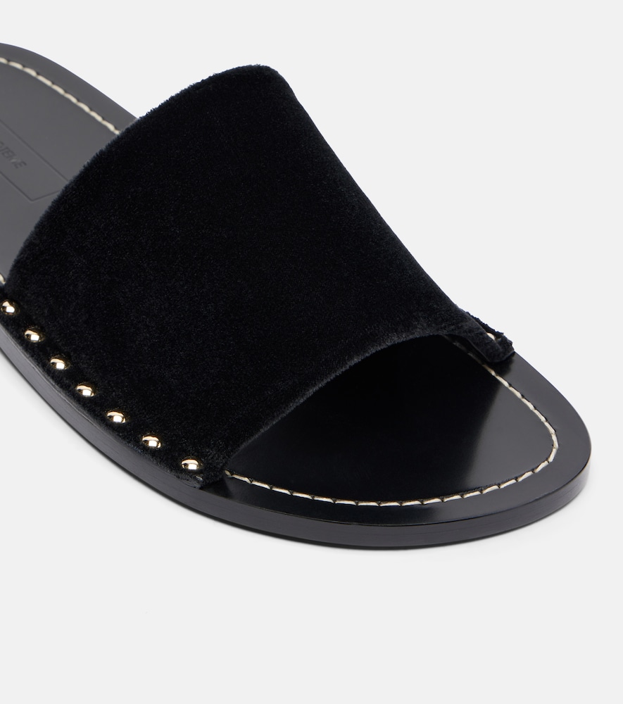  Toteme Toteme Studded Velvet Slides 