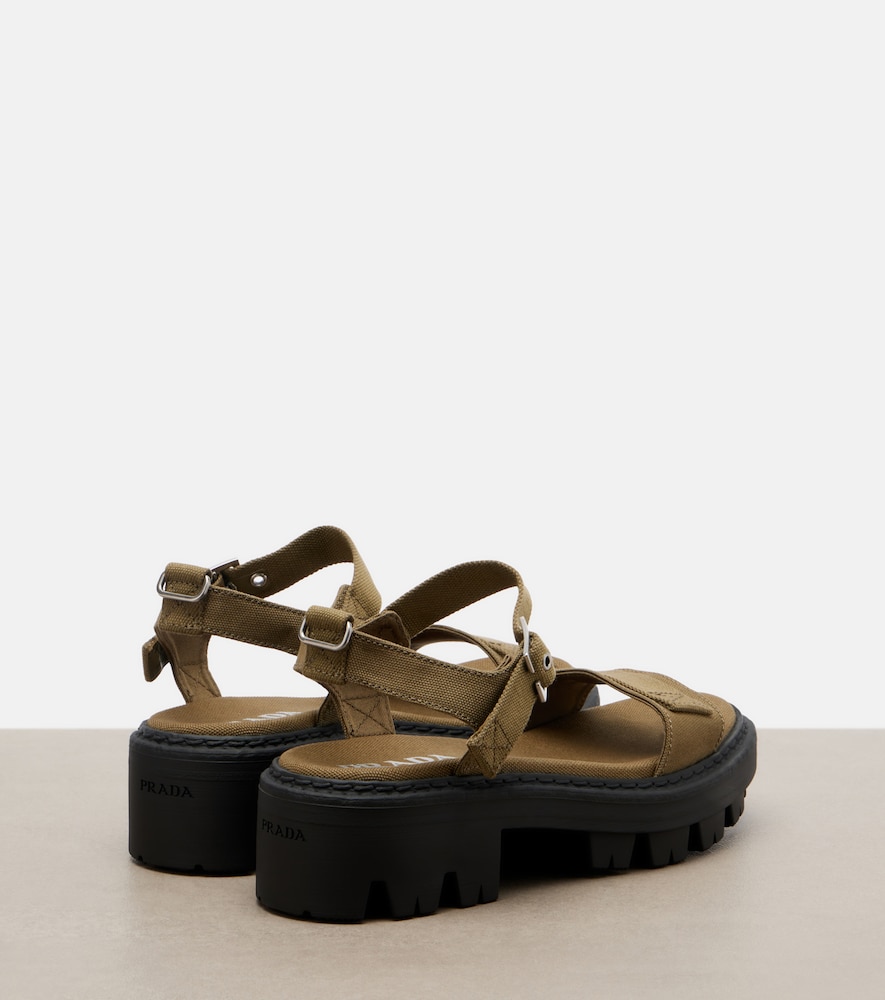  Prada Prada Canvas Sandals 