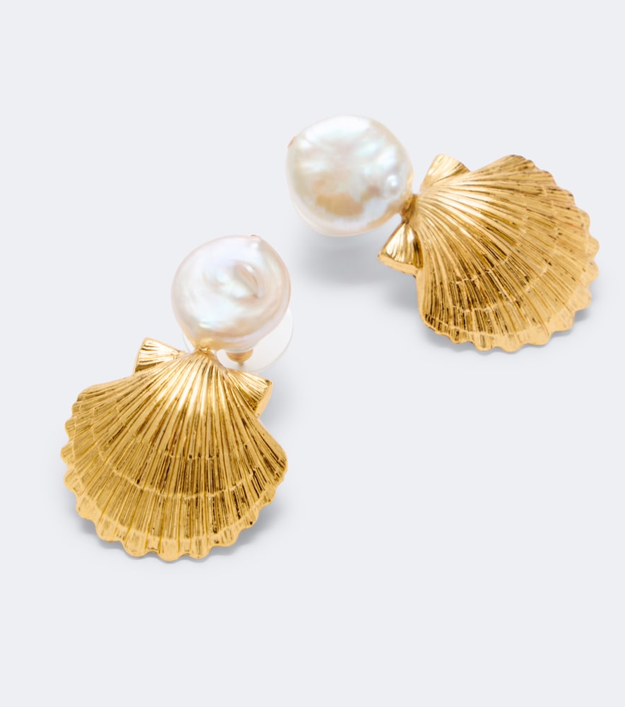 Laguna Faux Pearl Drop Earrings
