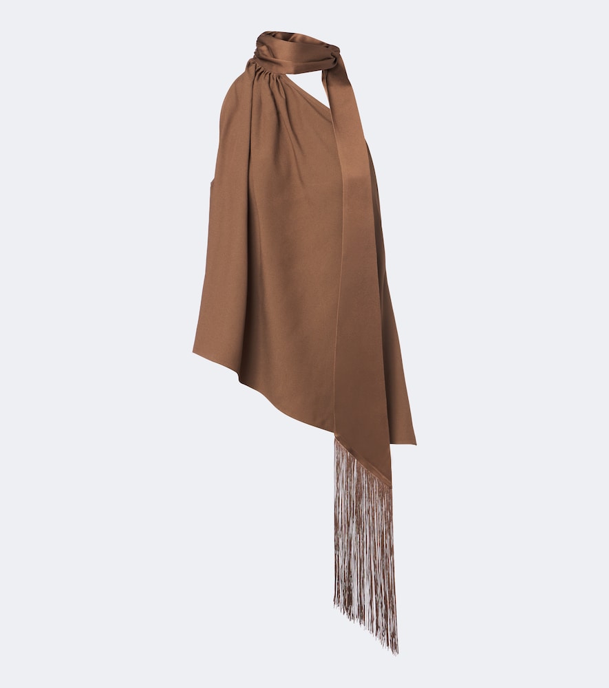 Top Astor in cady di crêpe