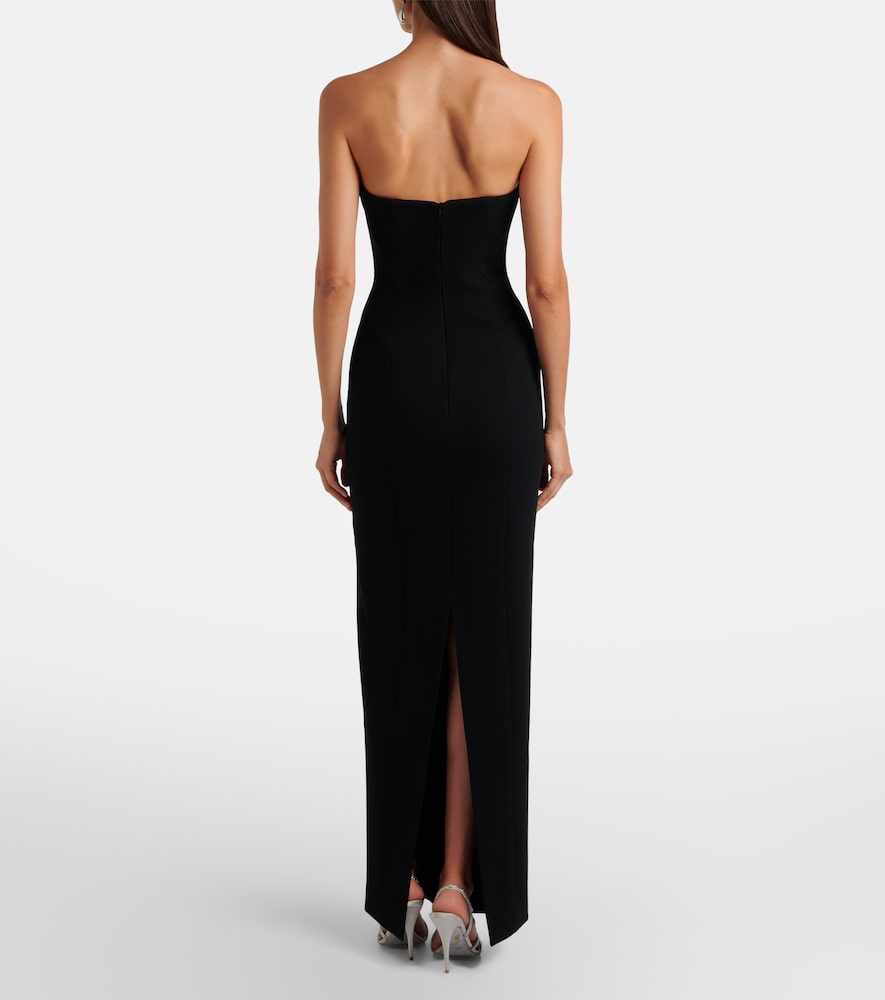 Rachel Gilbert Rachel Gilbert Mirage Floral-applique Bustier Gown 