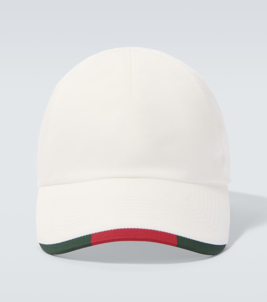 Baseballcap Web Stripe aus einem Baumwollgemisch