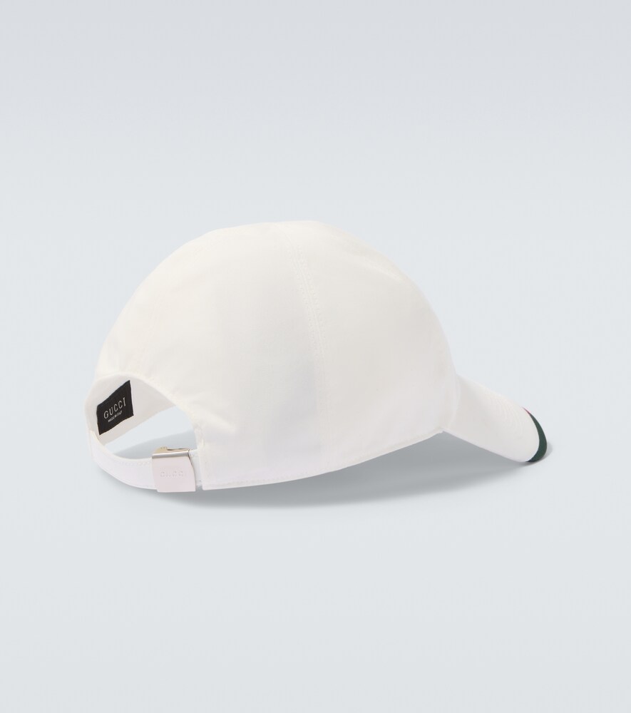  Gucci Gucci Baseballcap Web Stripe Aus Einem Baumwollgemisch 