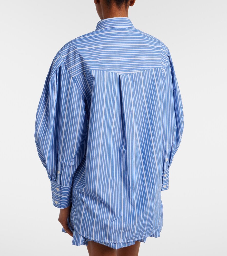  Ganni Ganni Oversize-hemd Aus Baumwollpopeline 