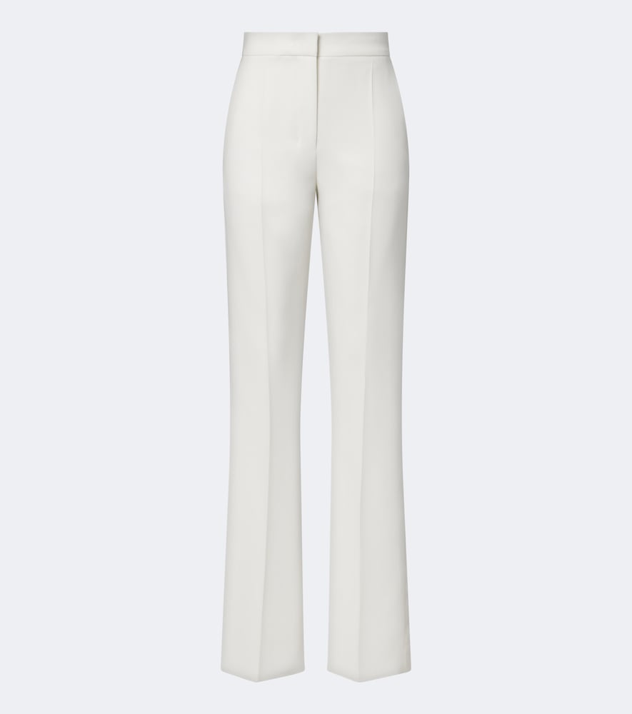 Gerade Hose Elegante aus Cady mit Satin