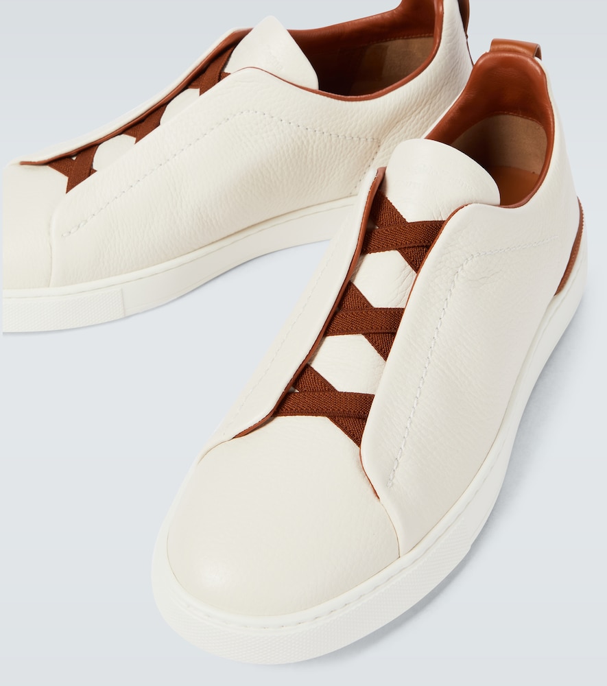  Zegna Zegna Sneakers Triple Stitch Aus Leder 