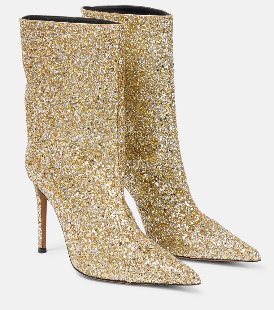 Alexandre Vauthier Glitter ankle boots