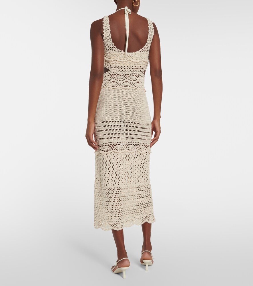  Simkhai Simkhai Midikleid Cory Aus Häkelstrick 
