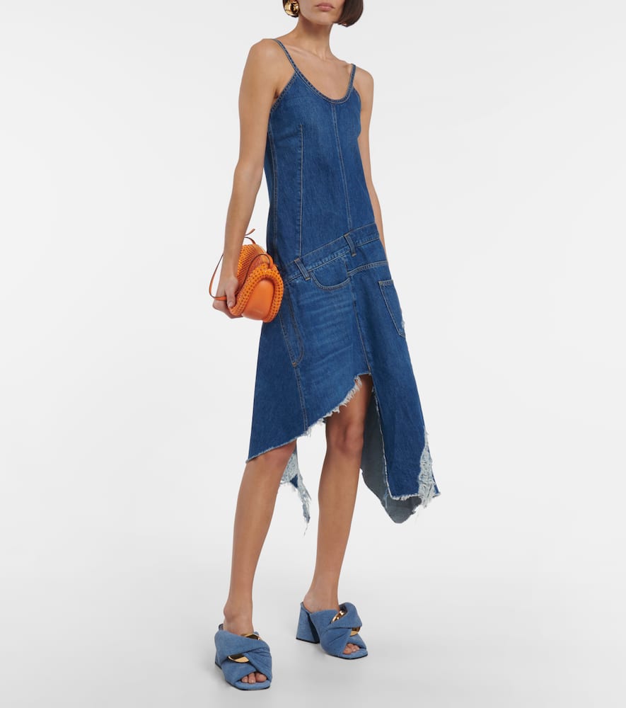 Jw Anderson Schultertasche Bumper-15 Aus Veloursleder In Orange