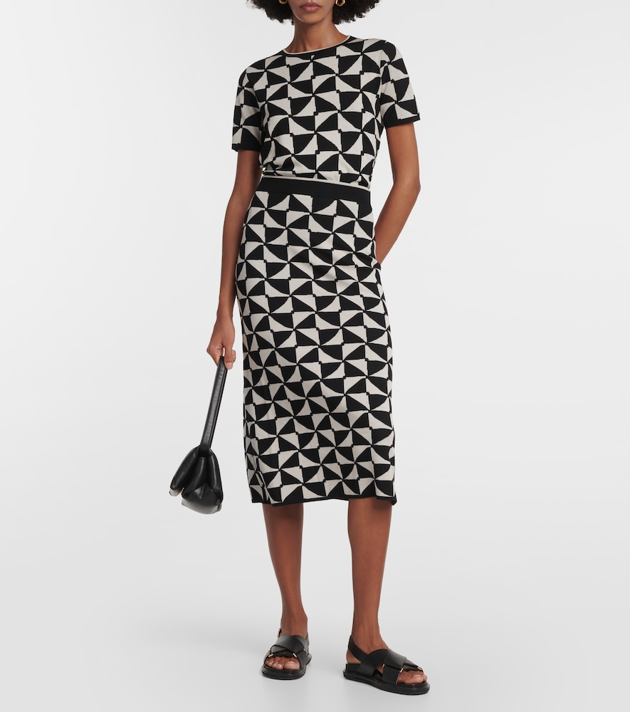 's Max Mara 's Max Mara Enza High-rise Wool Midi Skirt 