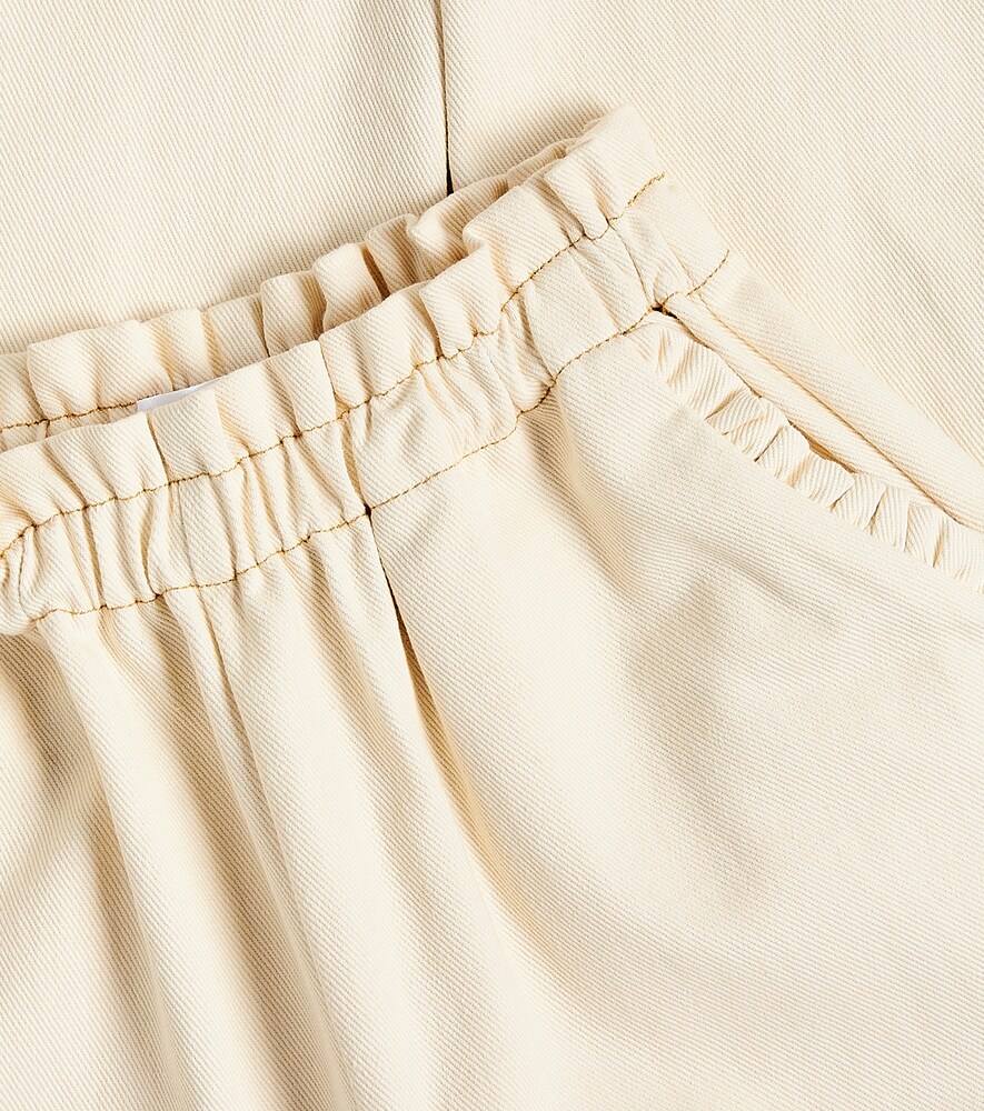  C'era Una Volta C'era Una Volta Celeste Cotton Pants 
