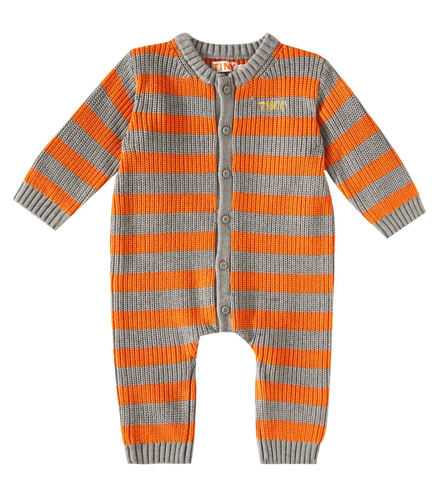 Tinycottons Baby Stripes cotton and wool onesie