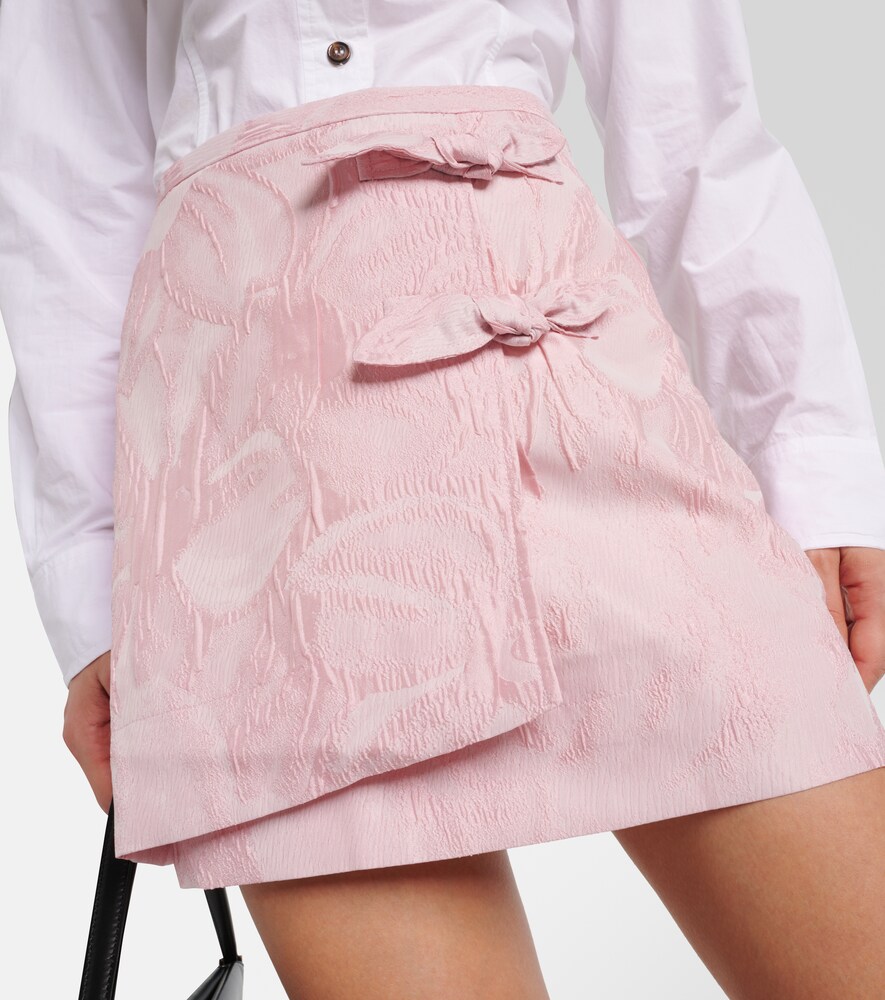  Ganni Ganni Wickelrock Aus Jacquard 