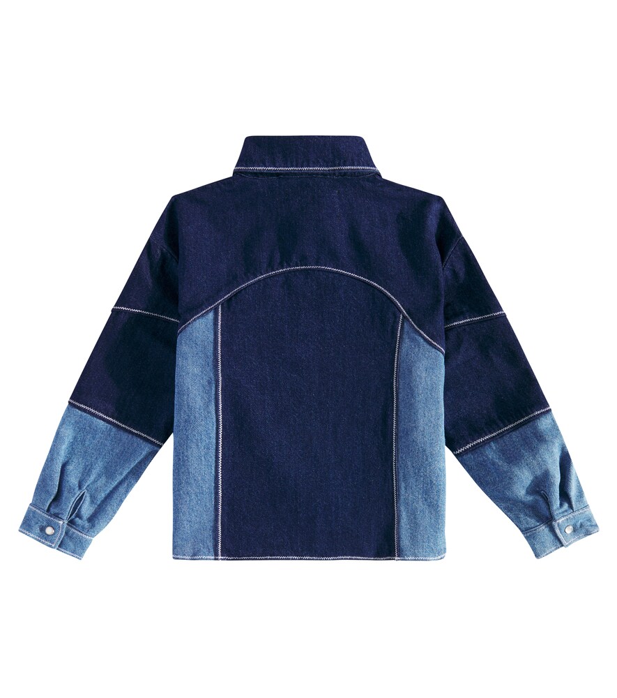  The New Society The New Society Besticktes Jeanshemd Danubio 