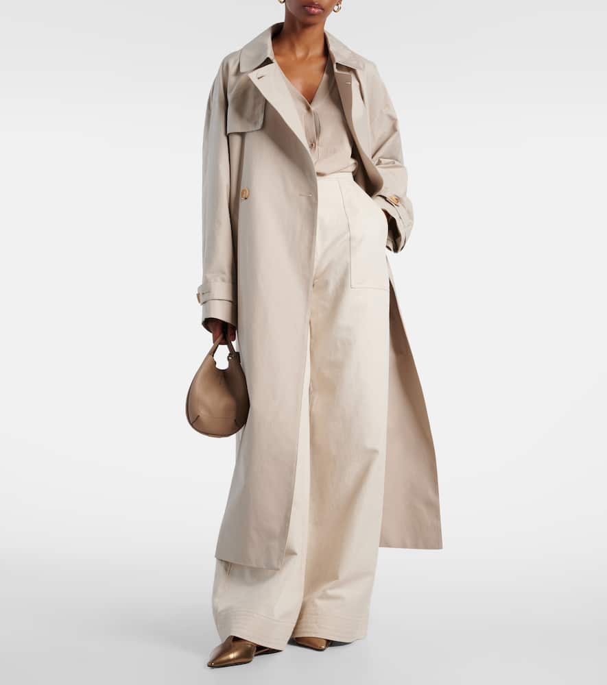 Max Mara Cardigan Tennis Aus Baumwolle Und Seide In Beige