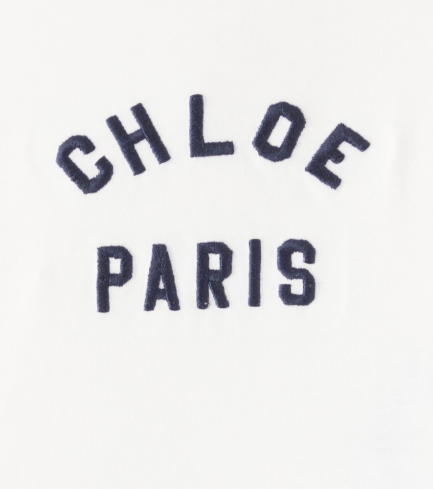 Chloé Baby Cotton T-shirt In White