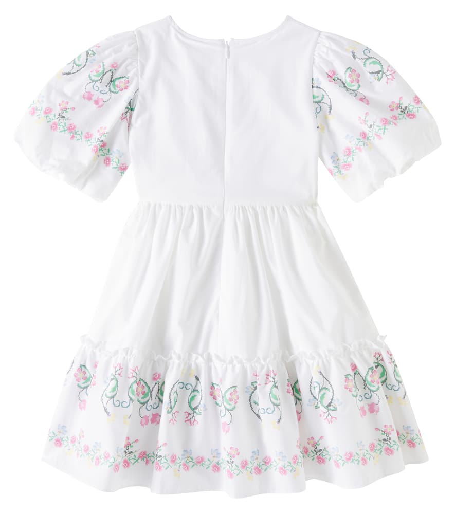 Patachou Printed Cotton Dress In Multicoloured