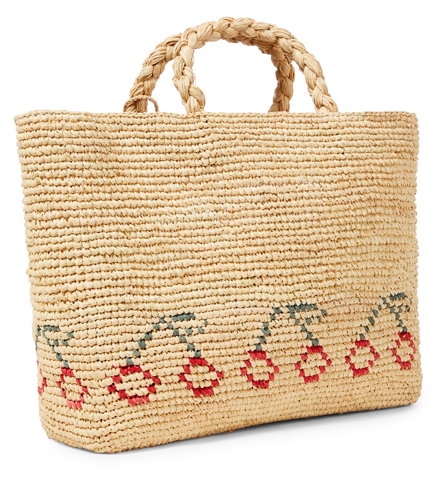  Bonpoint Bonpoint Tasche Fama Aus Raffiabast 