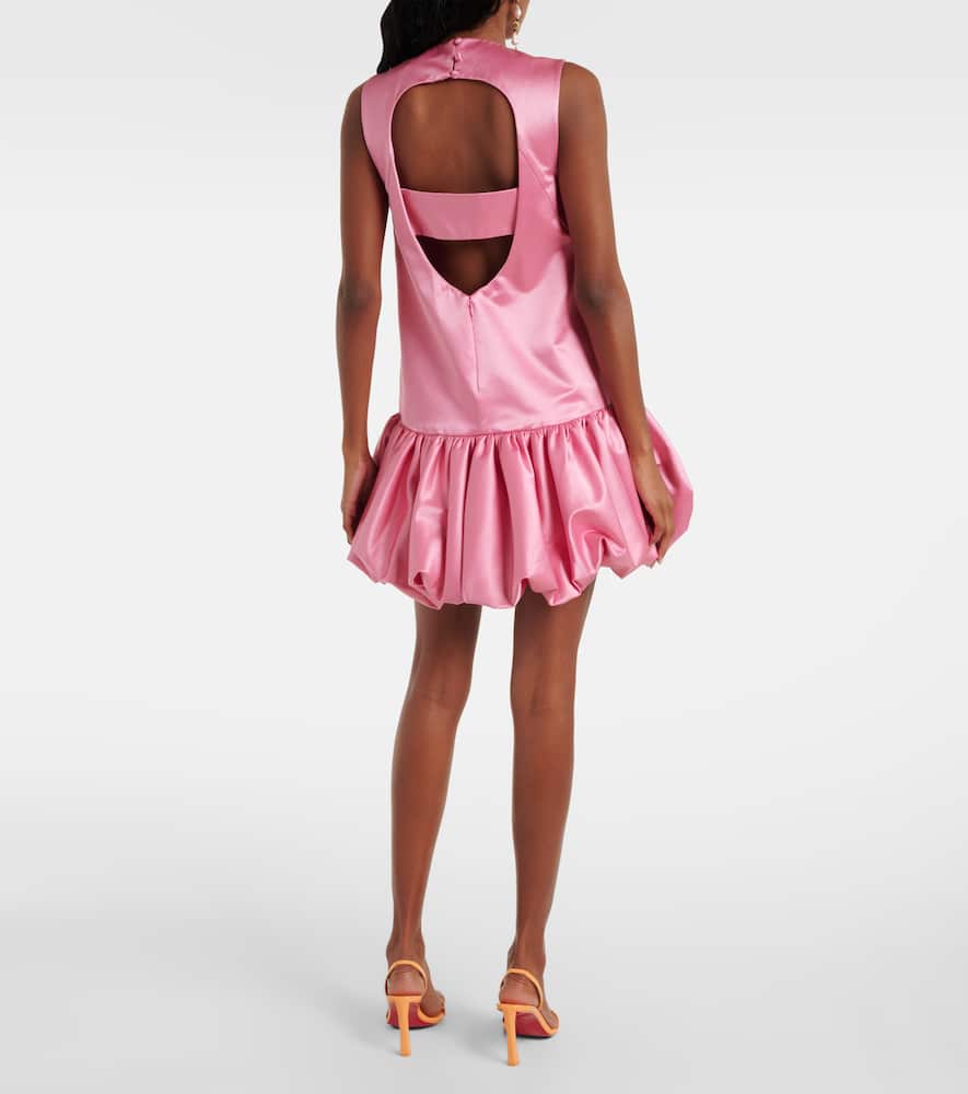 Alemais Neptuna Embellished Satin Minidress In Pink