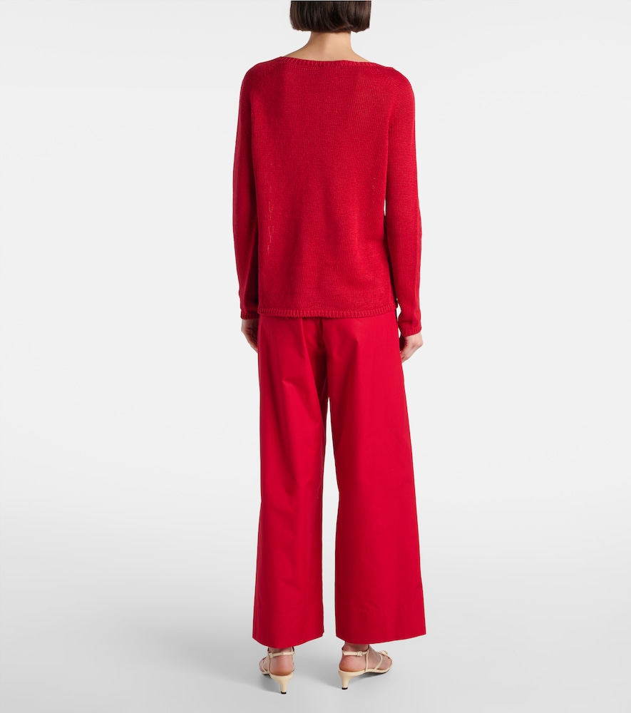  's Max Mara 's Max Mara Pullover Giolino Aus Leinen 