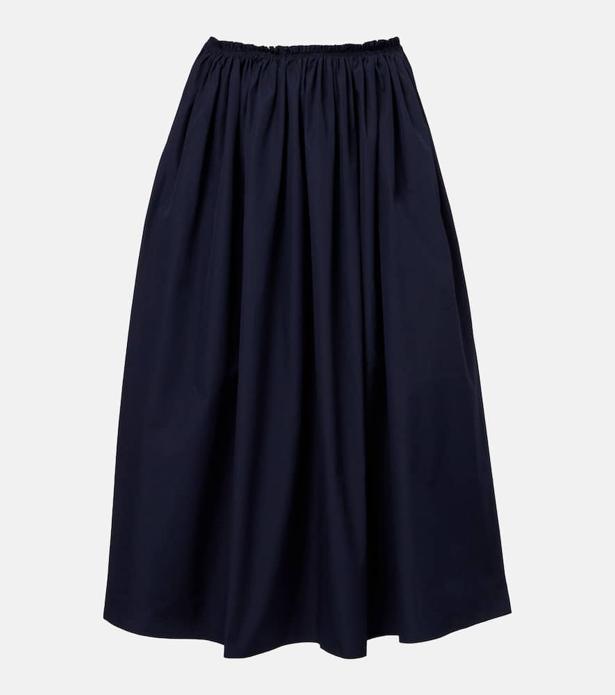 Chiara cotton midi skirt