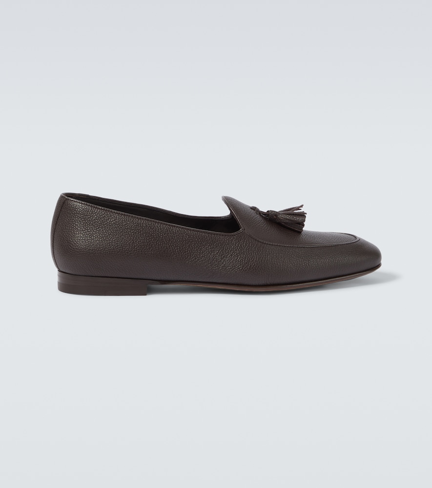 Manolo Blahnik Lennox leather loafers