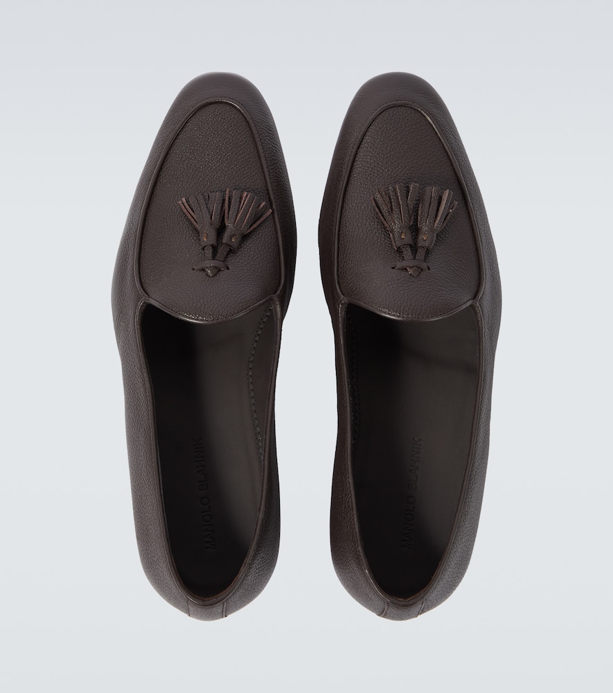  Manolo Blahnik Manolo Blahnik Loafers Lennox Aus Leder 