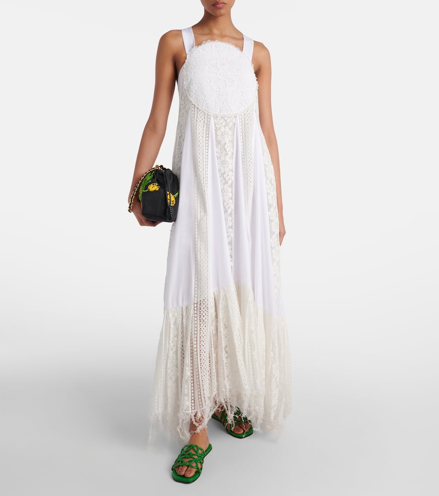 Loewe Paula's Ibiza Flamenco Medium Clutch In Multicoloured