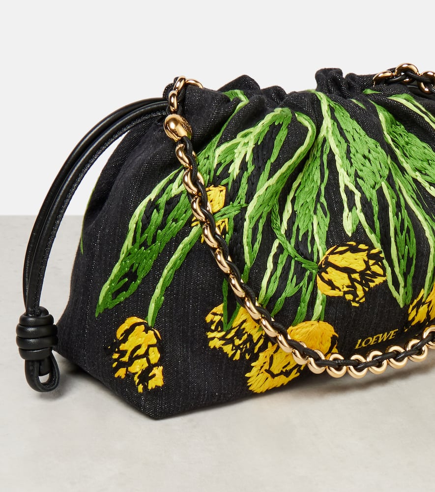 Loewe Paula's Ibiza Flamenco Medium Clutch In Multicoloured