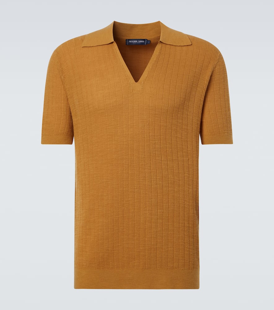 Joaquim cotton-blend polo shirt