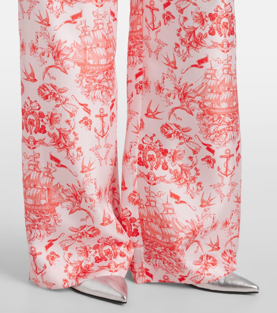 Alexander Mcqueen Tie-dye Straight Leg Pyjama Pants