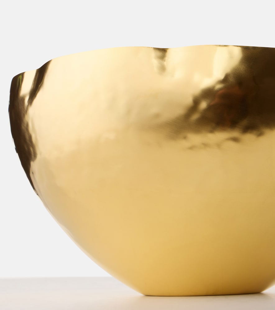  Tom Dixon Tom Dixon Bash Vessel Large Gold-plated Brass Bowl 