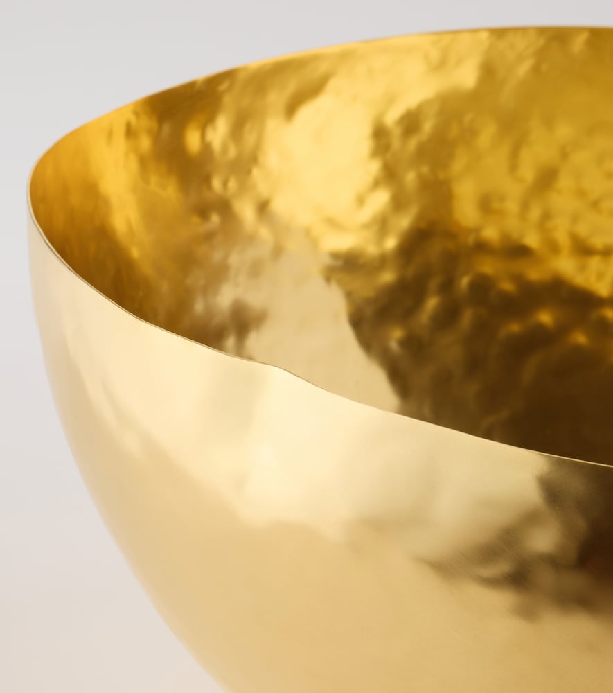  Tom Dixon Tom Dixon Bash Vessel Large Gold-plated Brass Bowl 