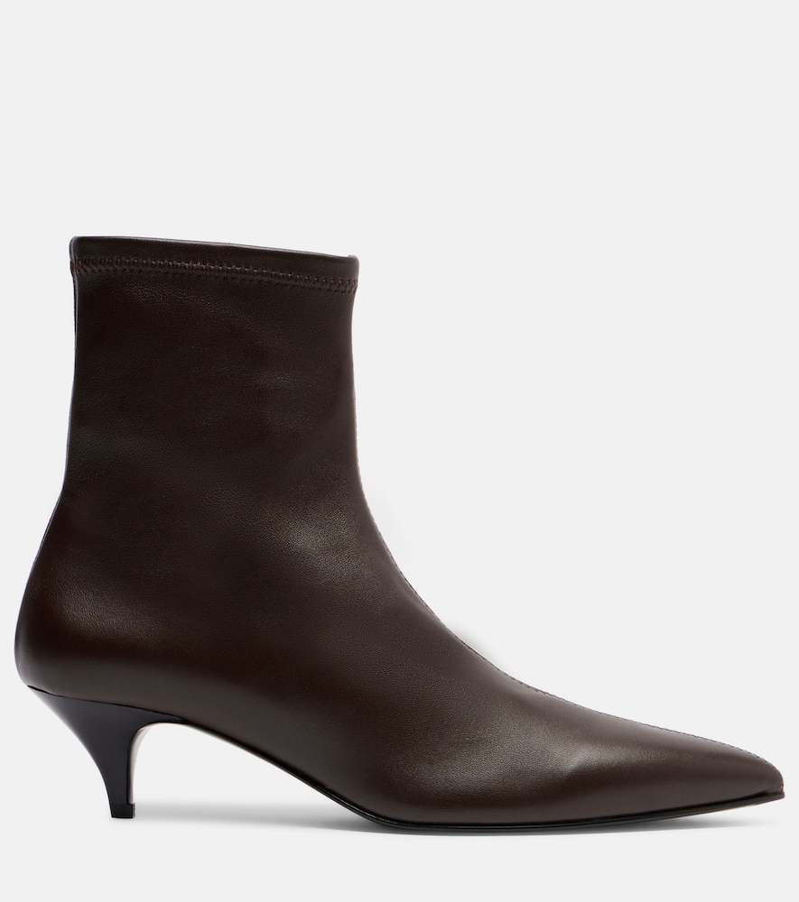 A.emery A. Emery Ophelia Leather Ankle Boots In Brown