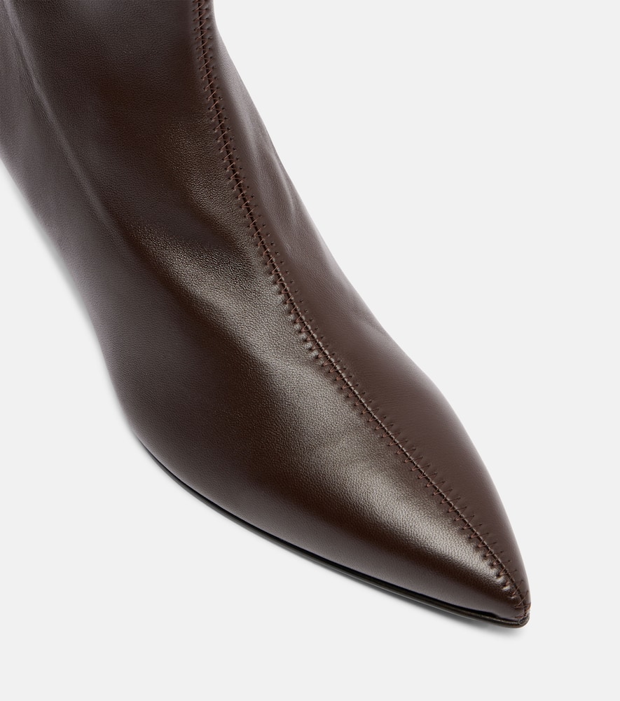 A.emery A. Emery Ophelia Leather Ankle Boots In Brown