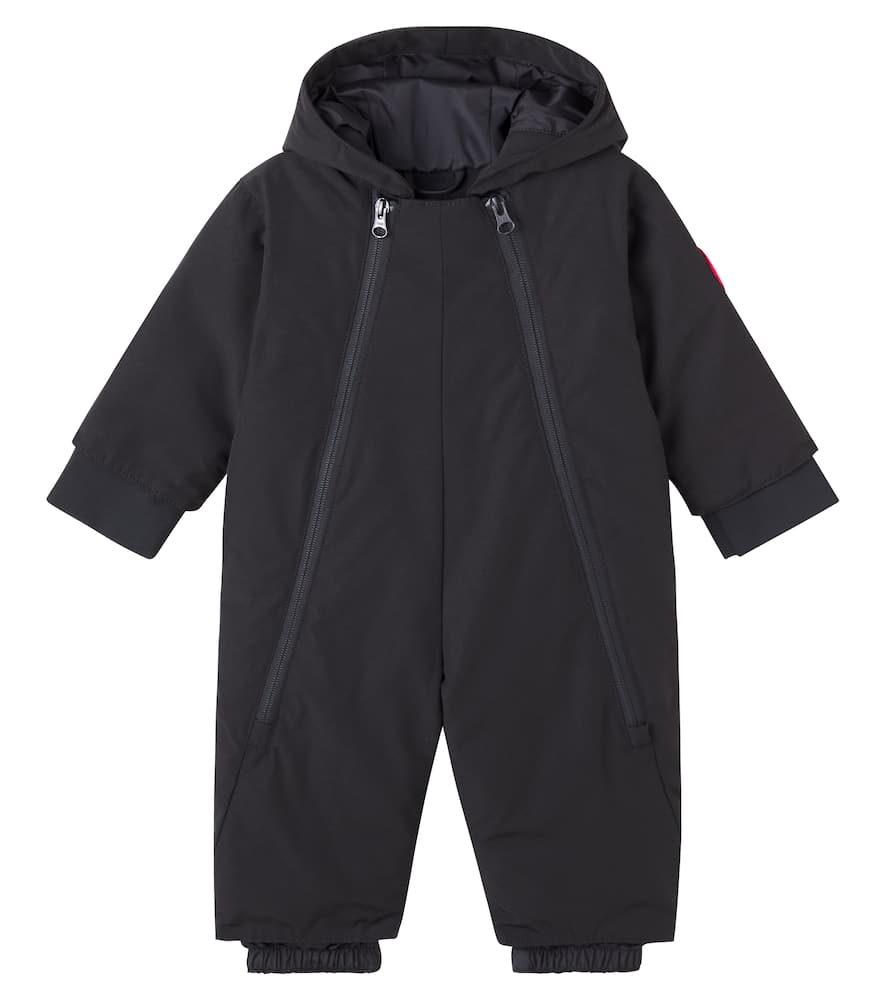 Canada Goose Baby Lamb Down Snowsuit In Black