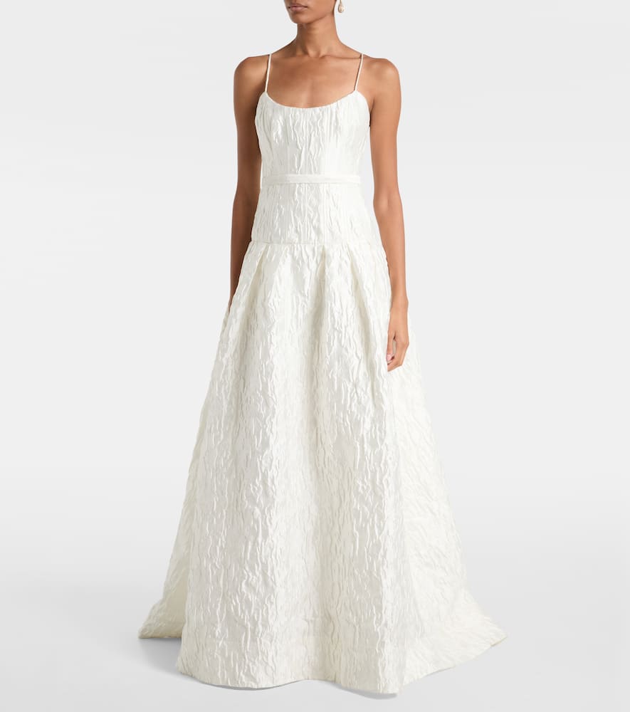 Rebecca Vallance Bridal Vanilla Dreams Satin Corset Gown In White