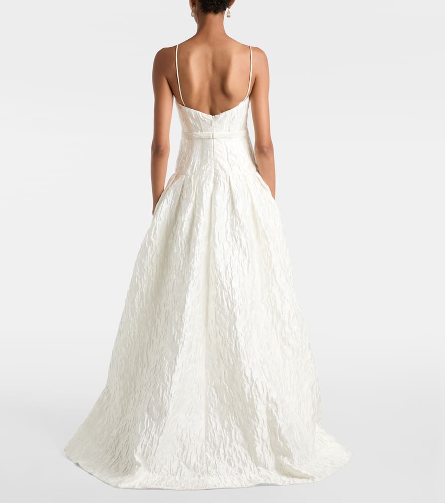 Rebecca Vallance Bridal Vanilla Dreams Satin Corset Gown In White