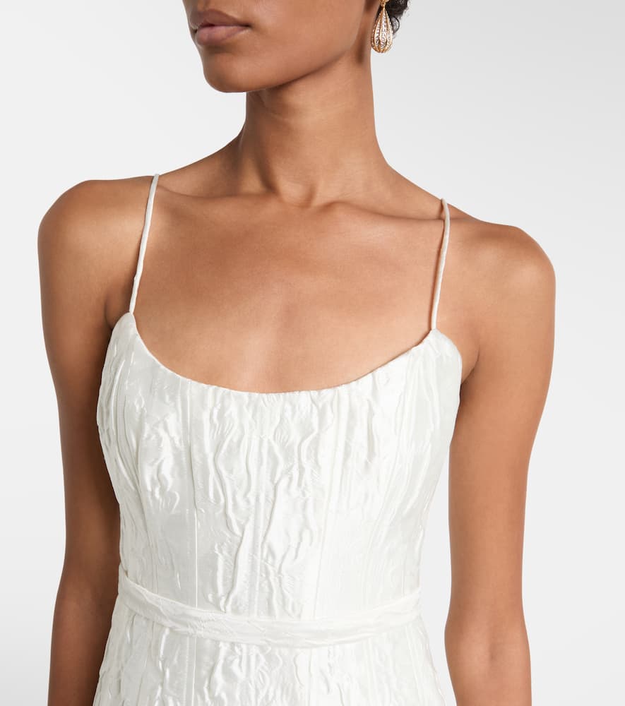 Rebecca Vallance Bridal Vanilla Dreams Satin Corset Gown In White