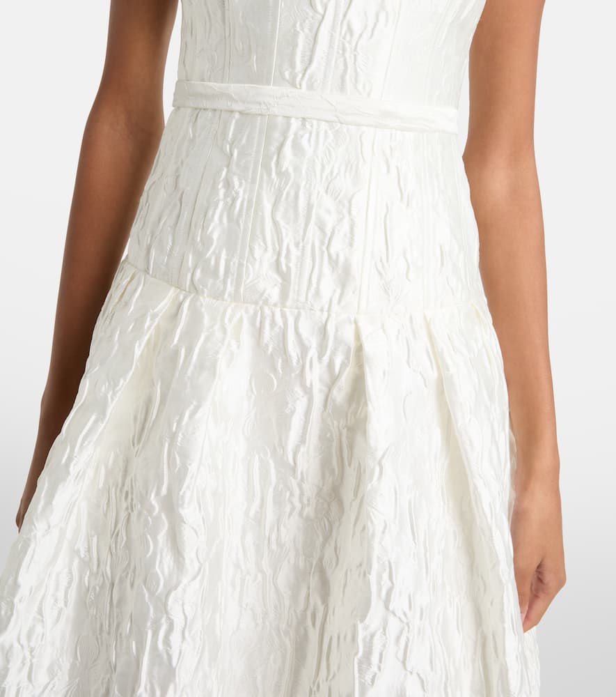 Rebecca Vallance Bridal Vanilla Dreams Satin Corset Gown In White