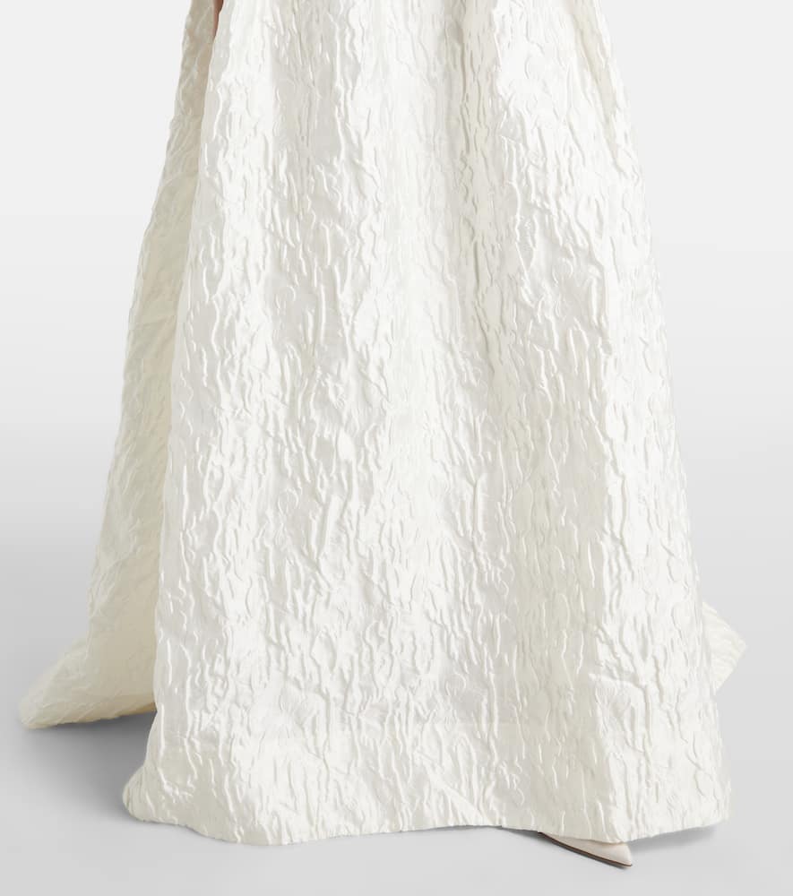 Rebecca Vallance Bridal Vanilla Dreams Satin Corset Gown In White