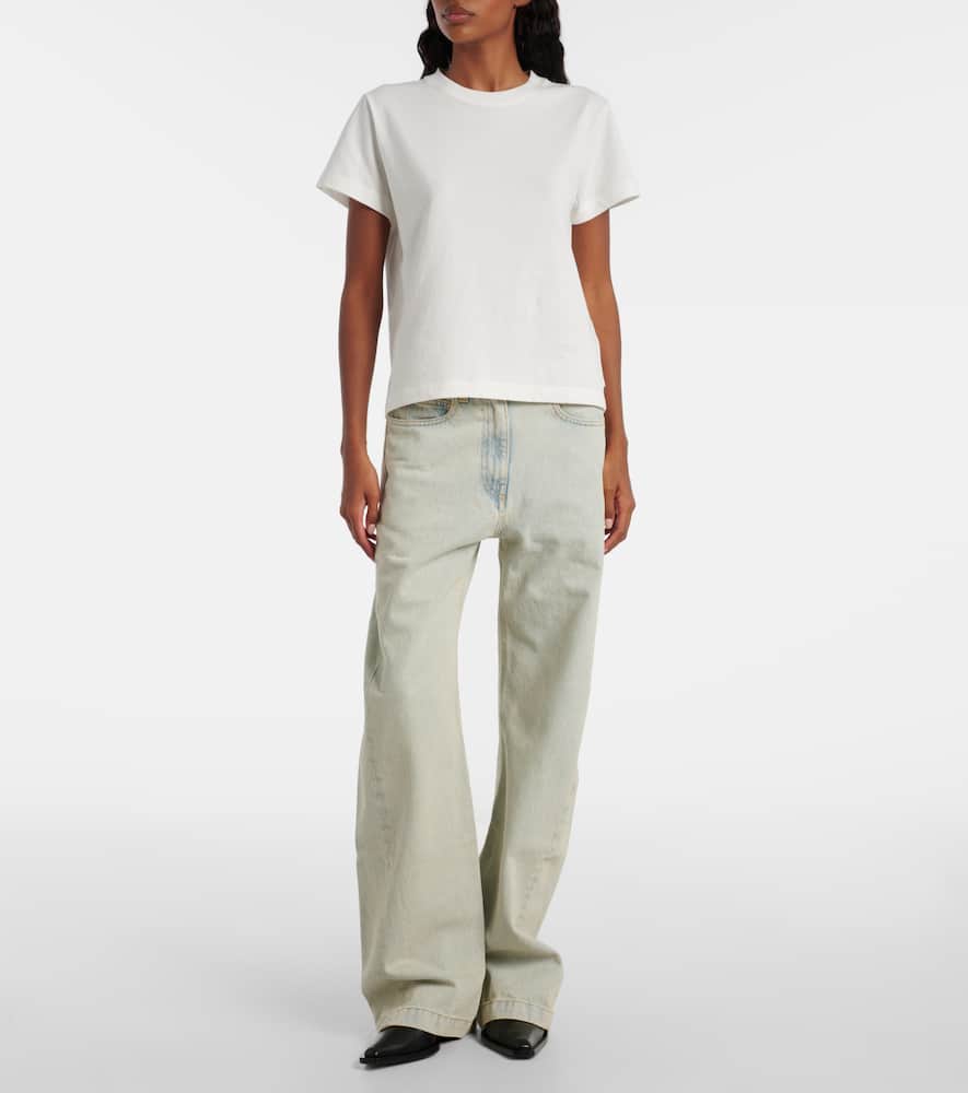 Calvin Klein Marta Cotton Jersey T-shirt In White