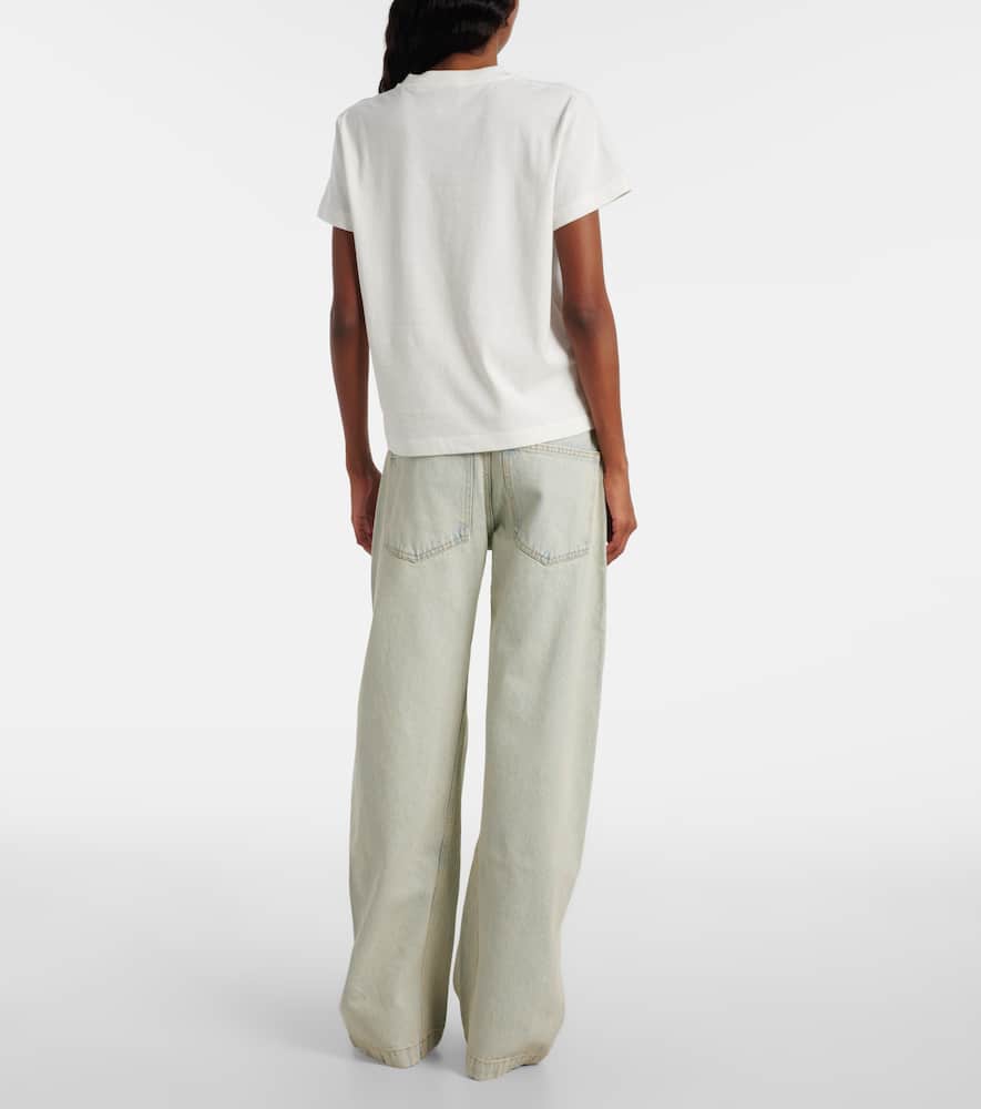 Calvin Klein Marta Cotton Jersey T-shirt In White