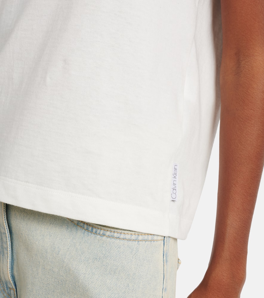 Calvin Klein Marta Cotton Jersey T-shirt In White