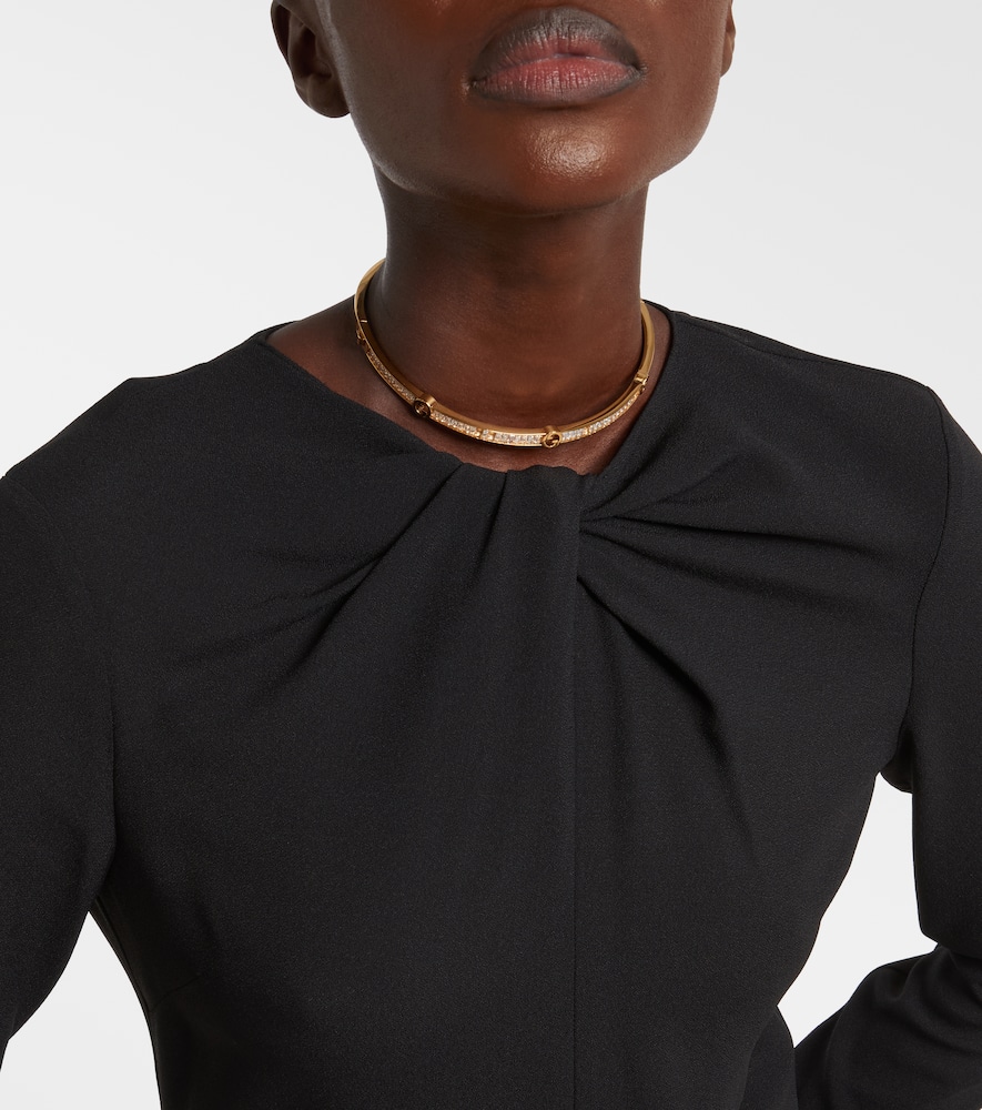 Gucci Blondie Embellished Gold-plated Choker In Gold