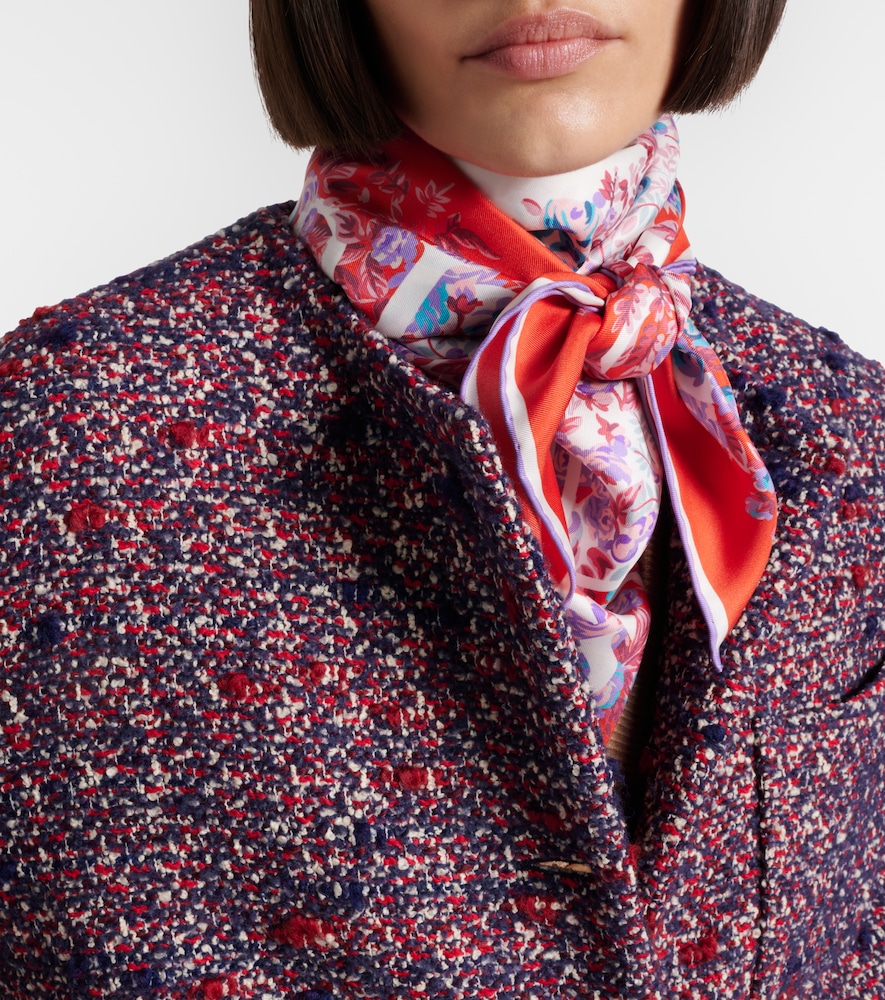 Gucci Printed silk twill scarf