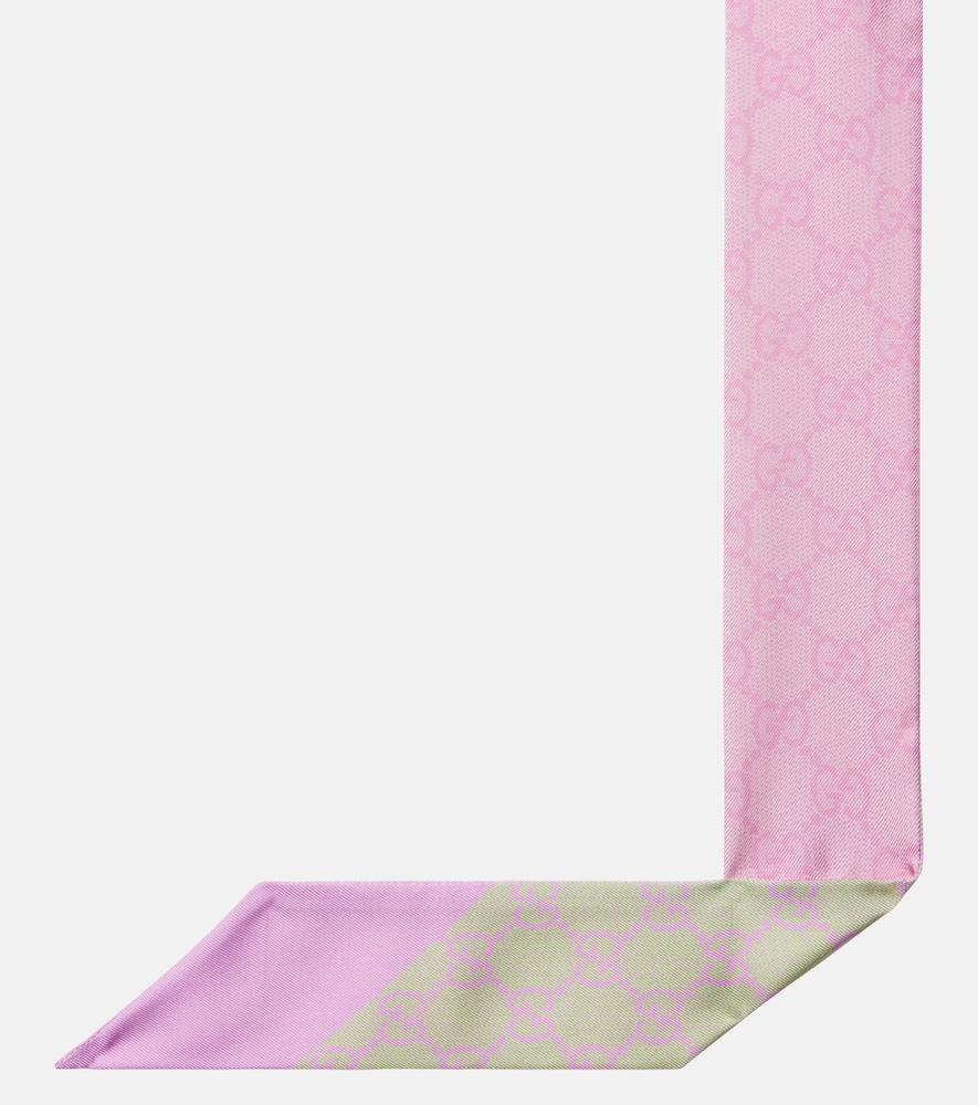  Gucci Gucci Tuch Gg Aus Seiden-twill 