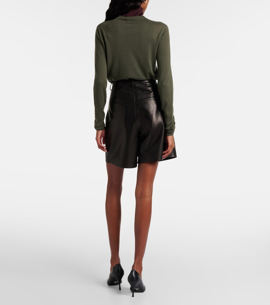  Joseph Joseph Shorts Suze Aus Leder 