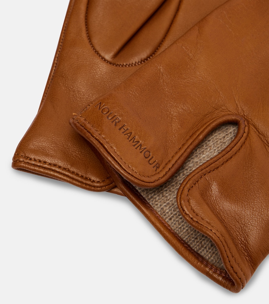  Nour Hammour Nour Hammour Handschuhe Aus Leder 