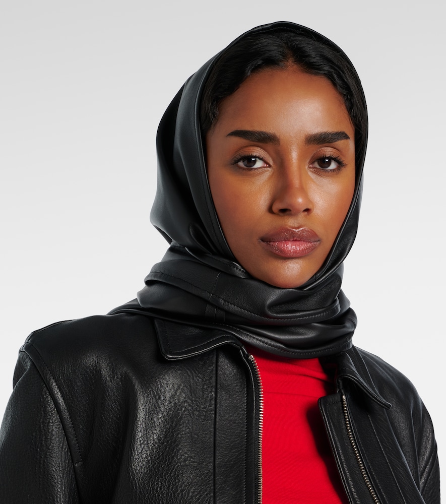 Nour Hammour Leather hood